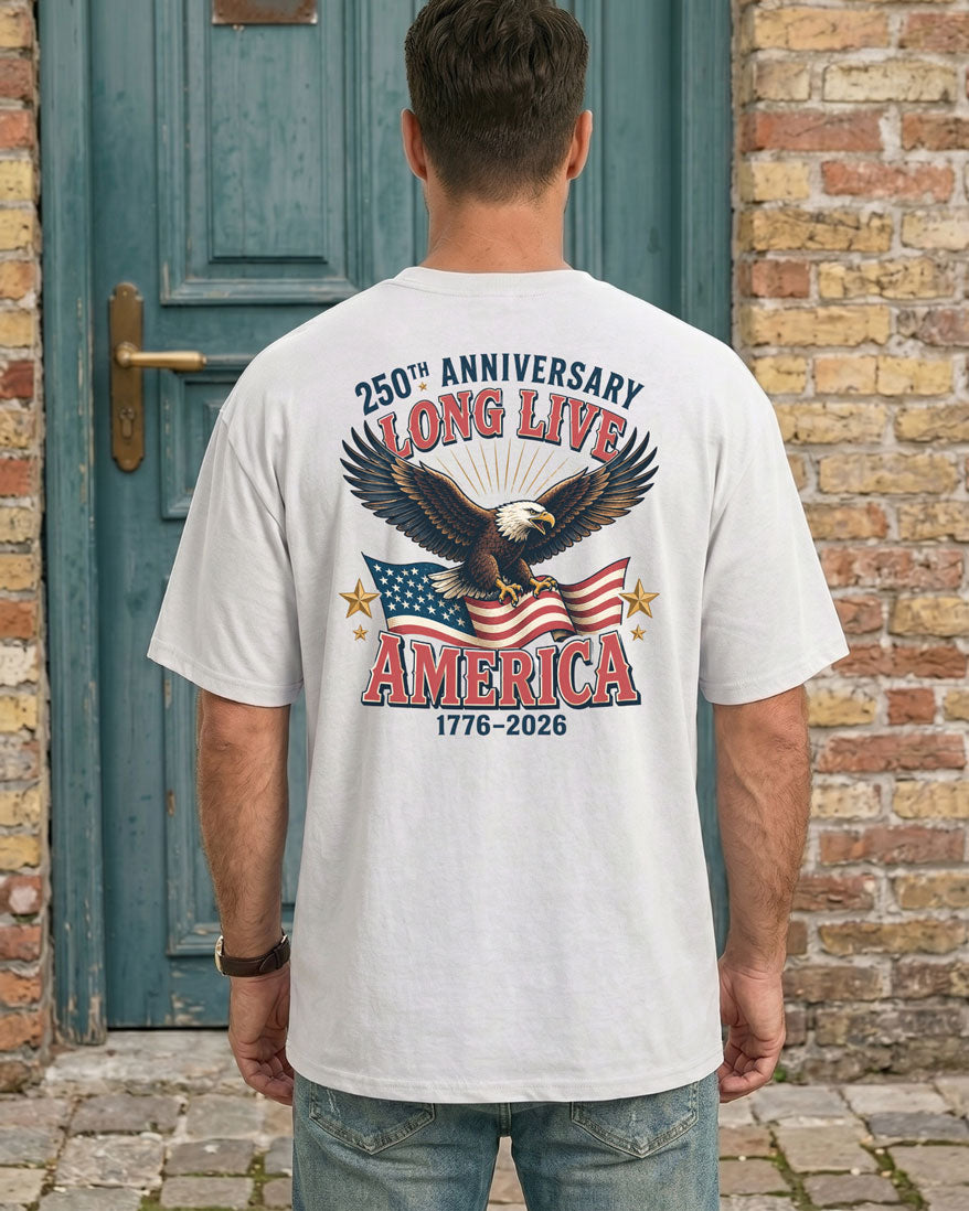 Long Live America Eagle T-shirt