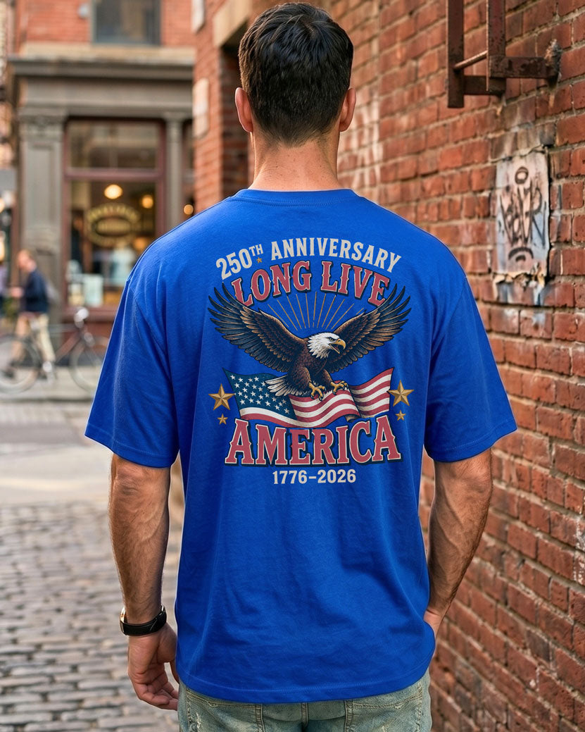 Long Live America Eagle T-shirt