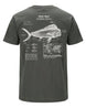 Mahi Mahi Anatomy Blueprint T-shirt