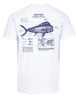 Mahi Mahi Anatomy Blueprint T-shirt