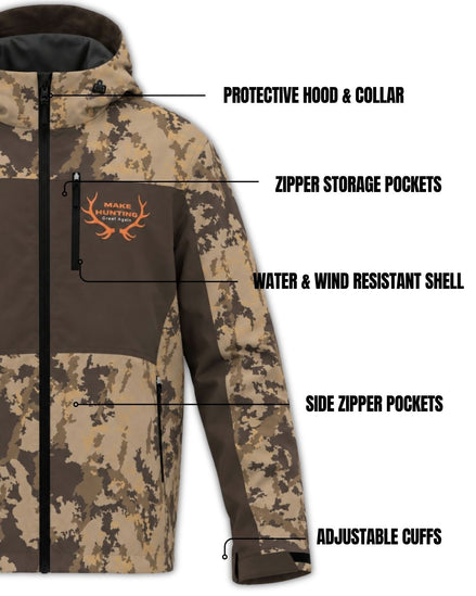 Make Hunting Great Camo Water‑Resistant Jacket (3).jpg