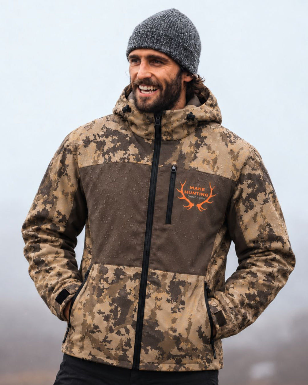 Make Hunting Great Camo Water‑Resistant Jacket (5).jpg
