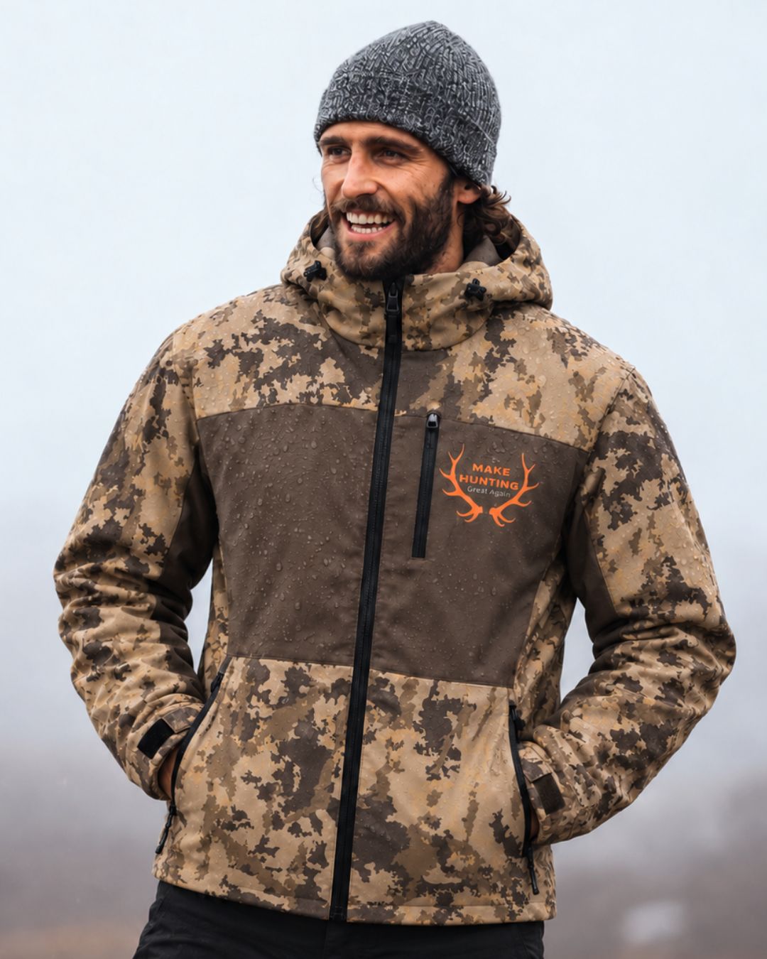 Make Hunting Great Camo Water‑Resistant Jacket (5).jpg