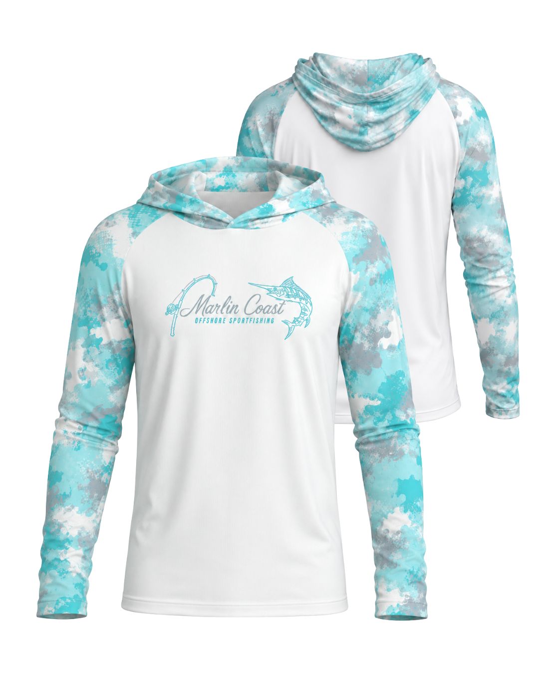 Marlin Coast Offshore Sportfishing Sun Protection Hoodie