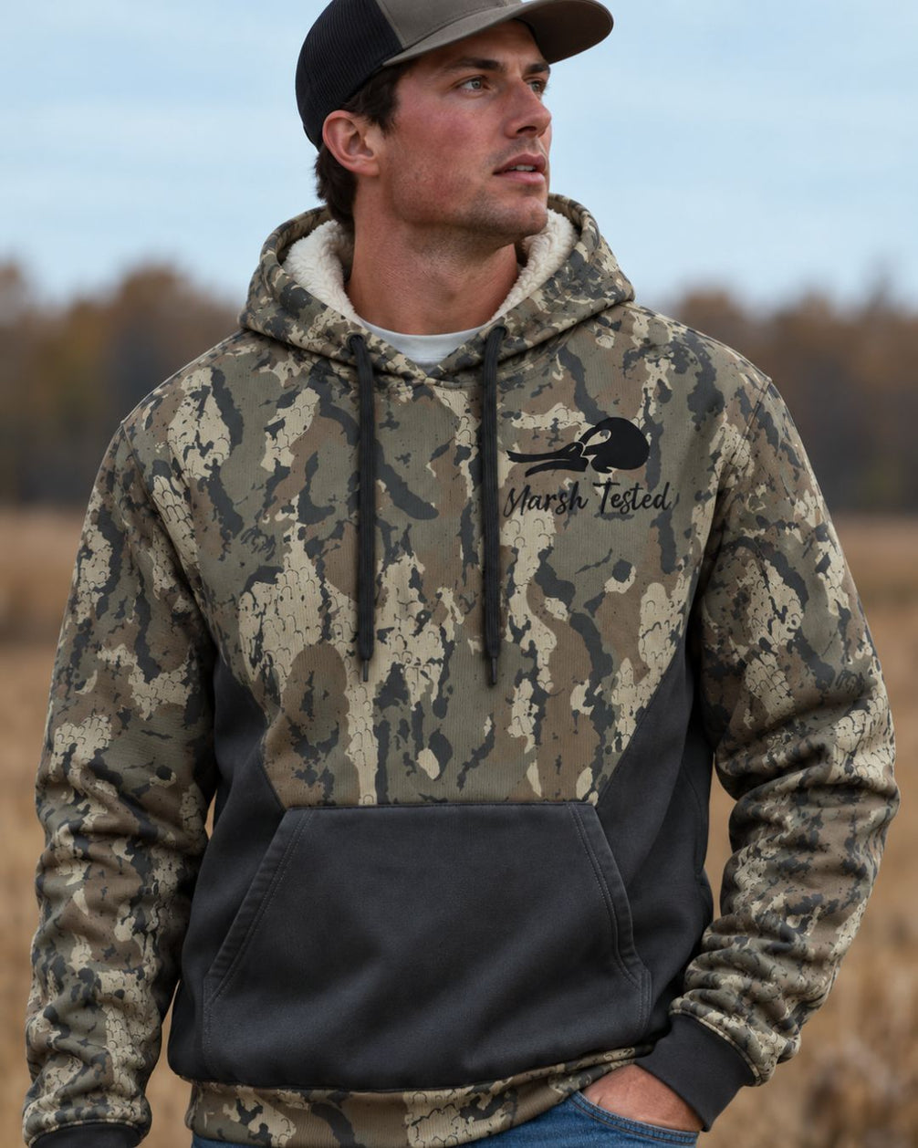Marsh Tested Camo Fleece Hoodie
