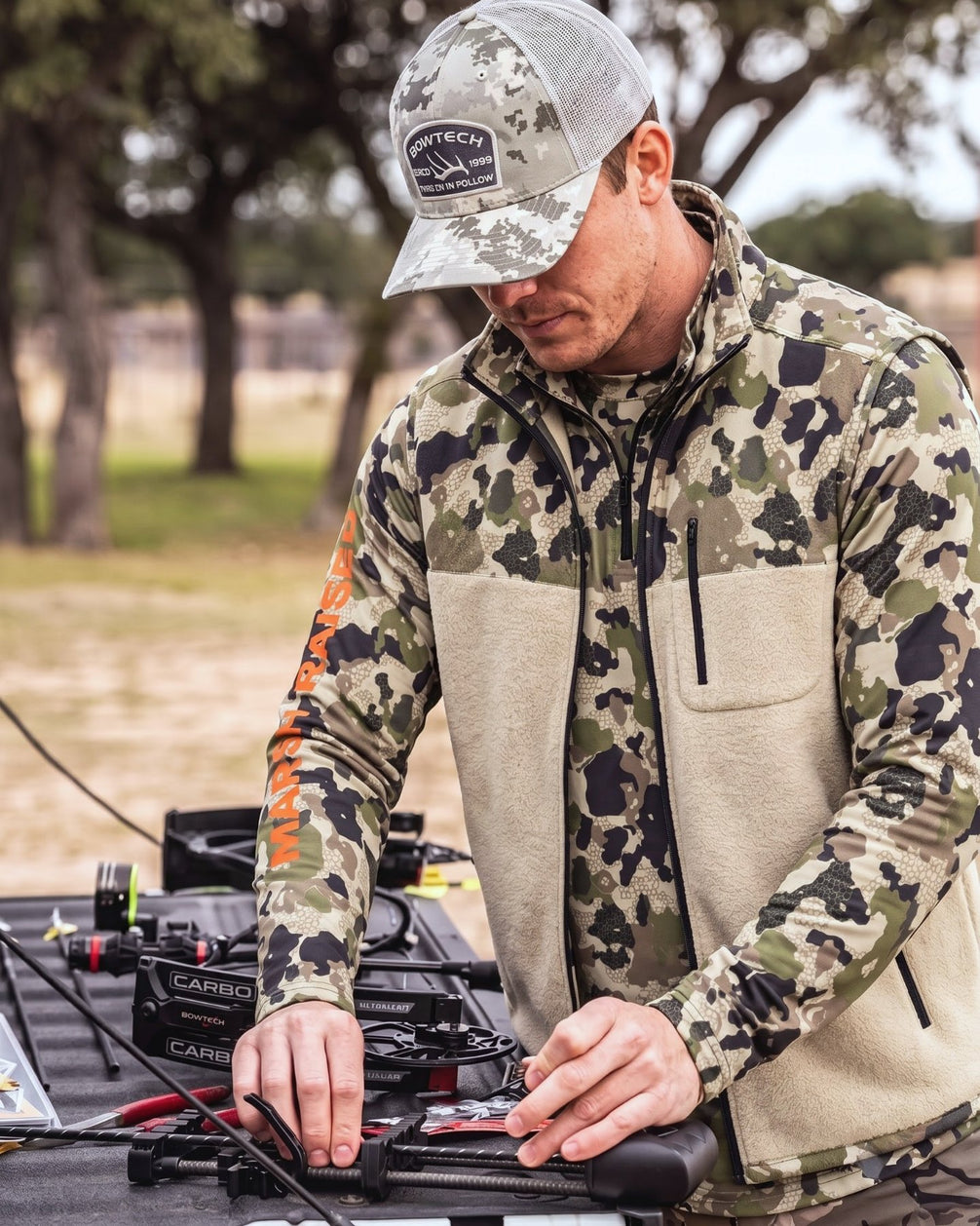 Combo lifestyle - Marsh Raised Camo Layering Series