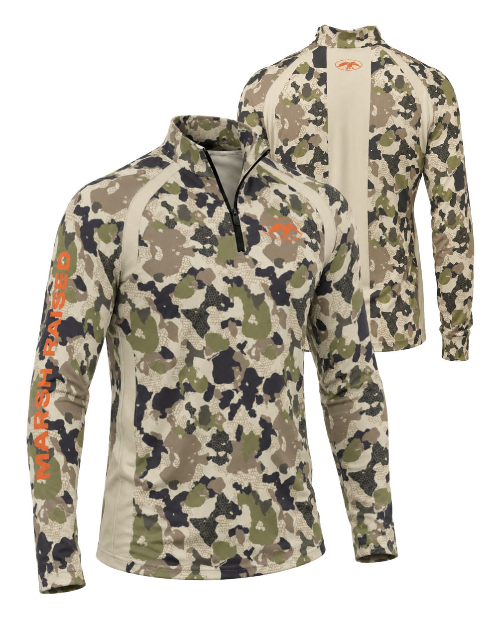 Long-Sleeve - Marsh Raised Camo Layering Series