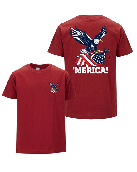 ‘Merica! Flag Eagle T-shirt