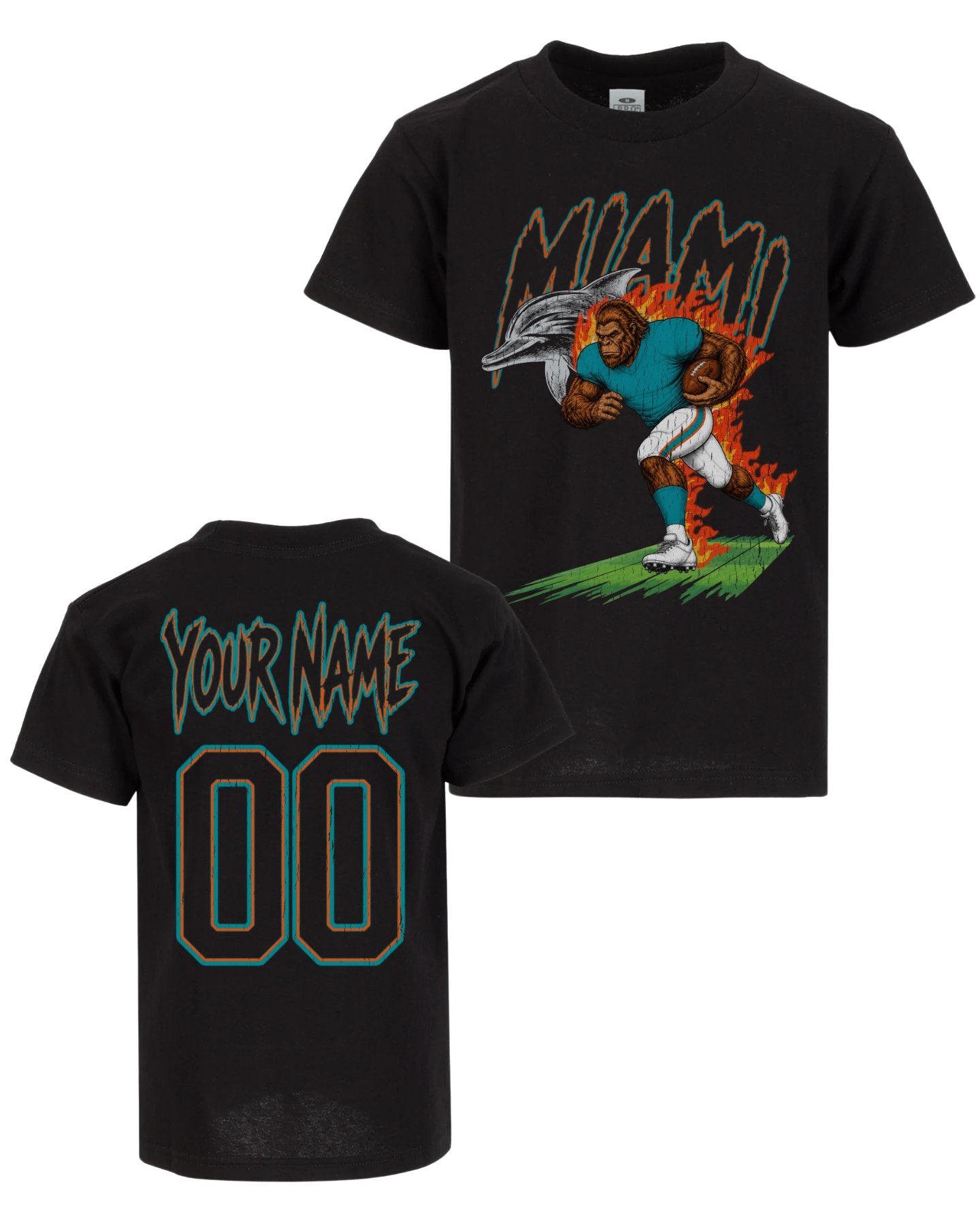 Personalized Miami Phantom Inferno Football T-shirt