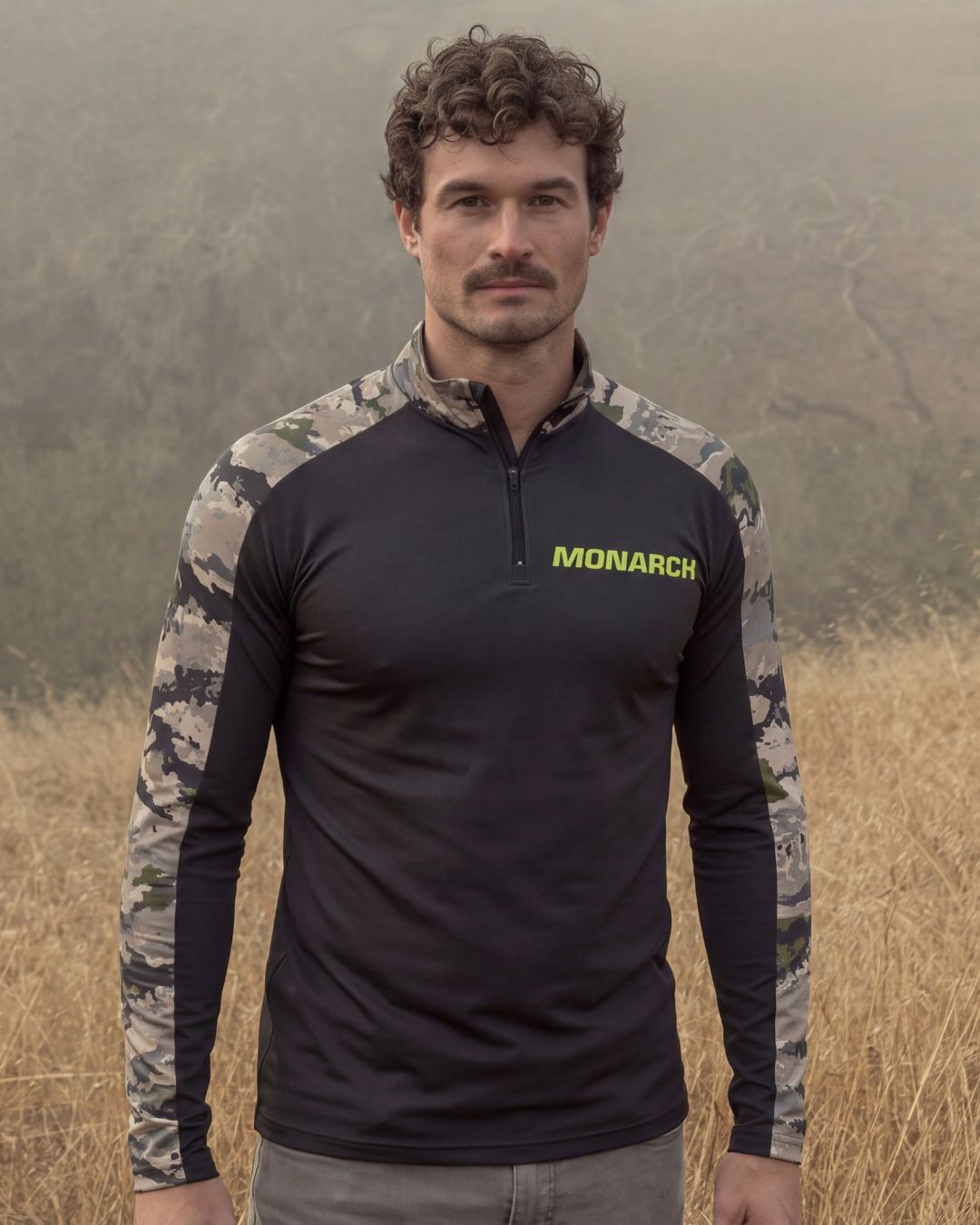 Long-Sleeve lifestyle - Monarch Camo Layering Series