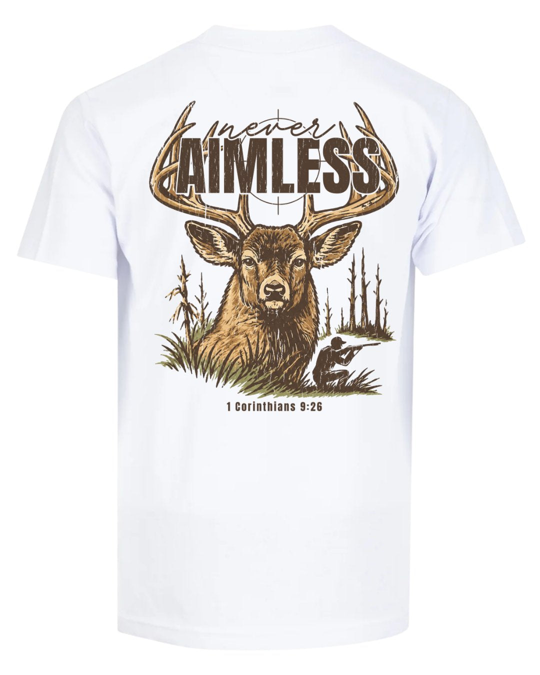 Never Aimless 1 Corinthians 926 T-shirt