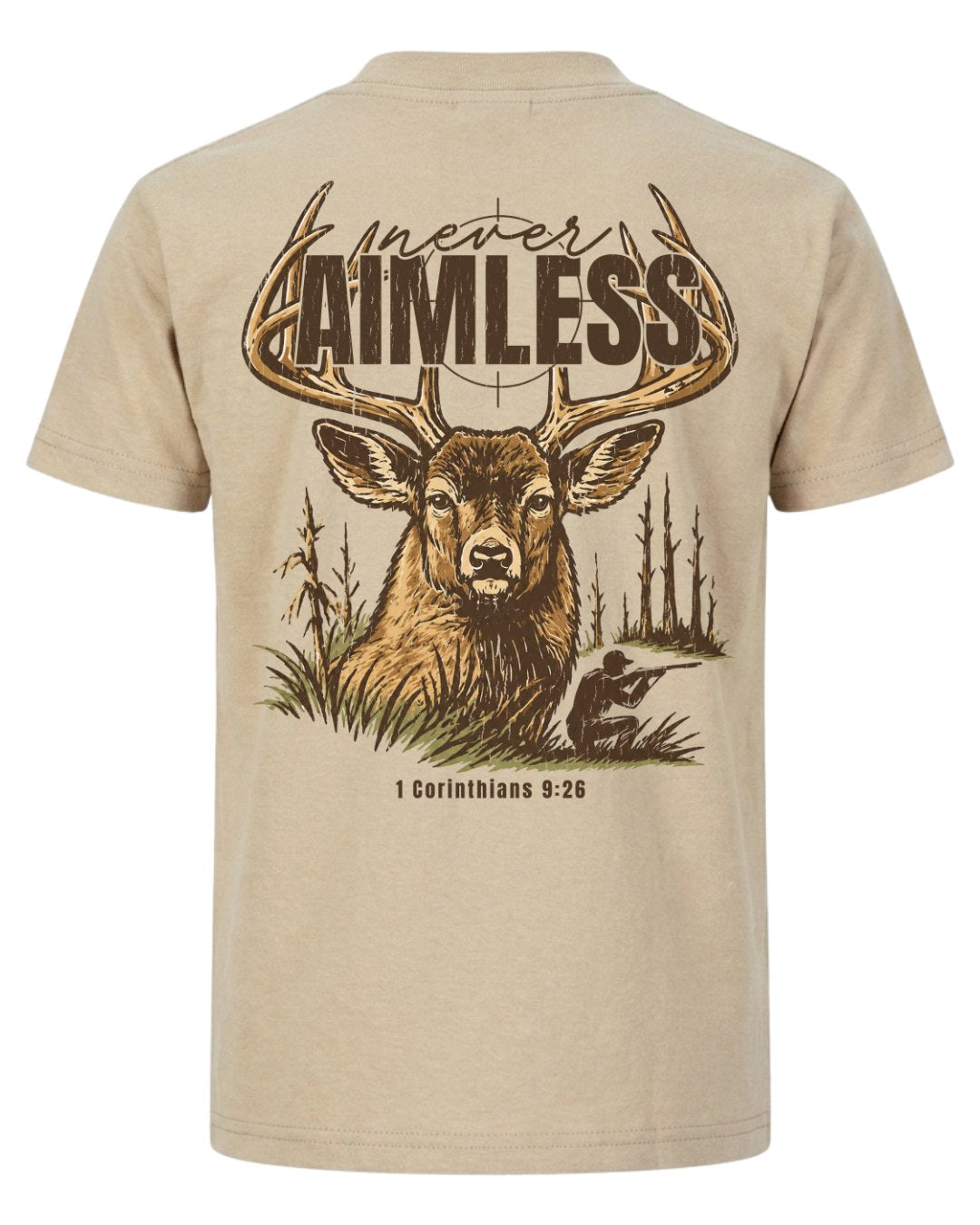 Never Aimless 1 Corinthians 926 T-shirt