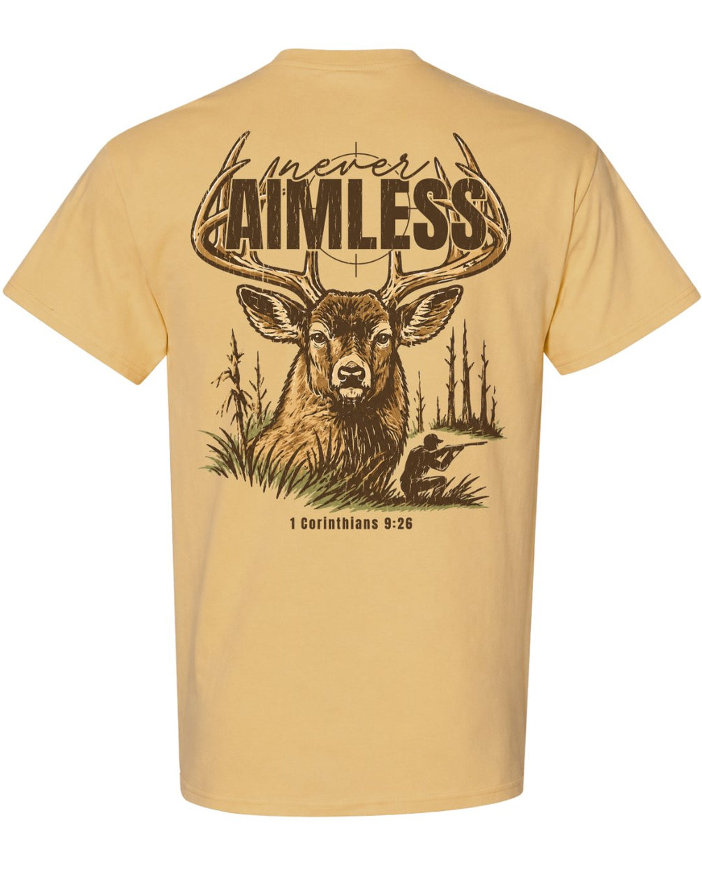 Never Aimless 1 Corinthians 926 T-shirt