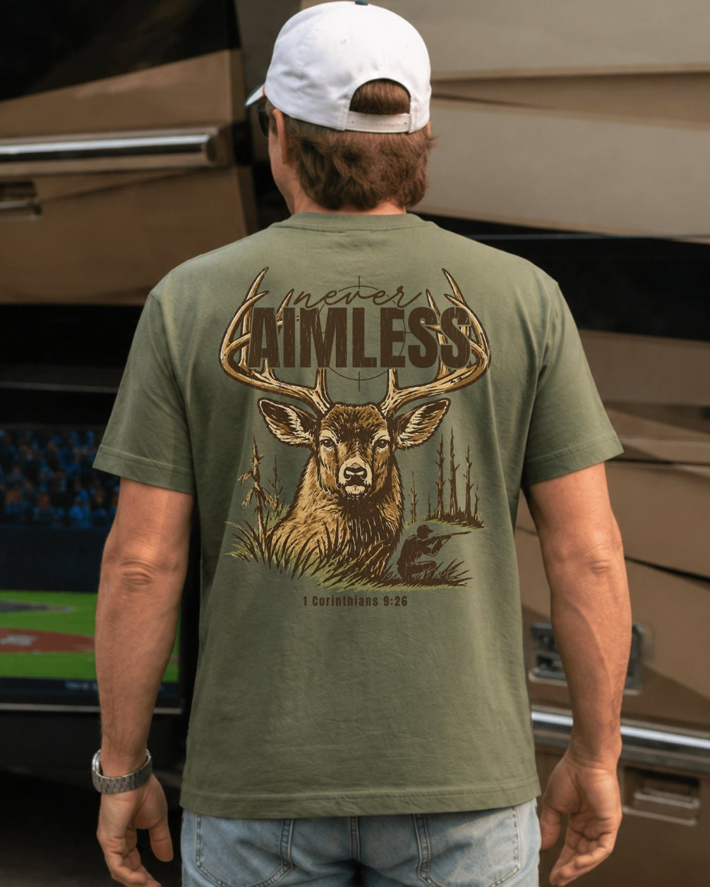 Never Aimless 1 Corinthians 926 T-shirt