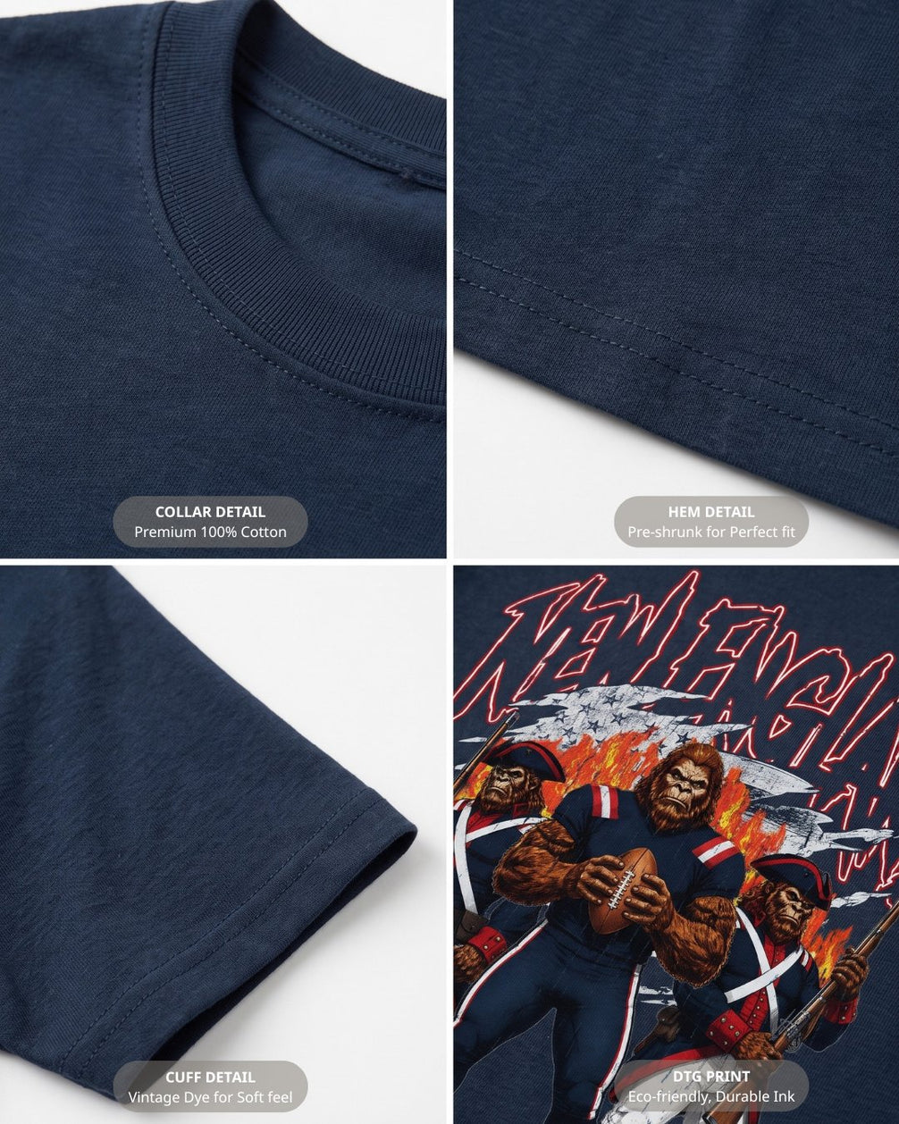 New England Phantom Inferno Football T-shirt