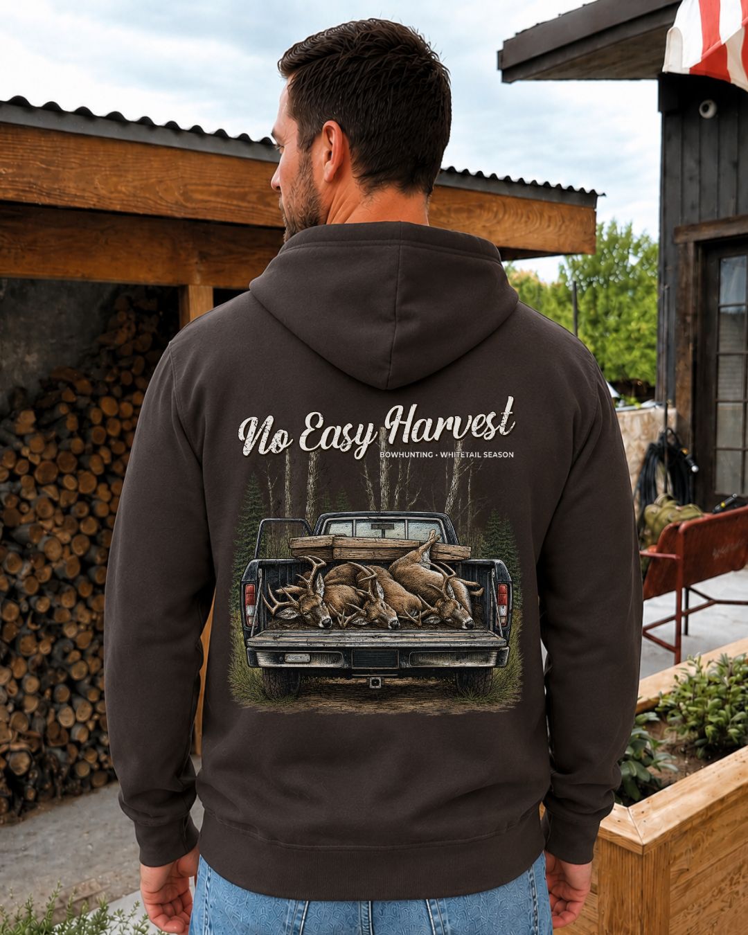 No Easy Harvest Hoodie