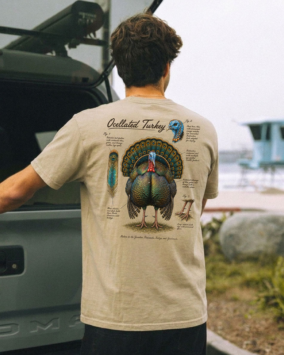 Ocellated Turkey Hunting T-Shirt