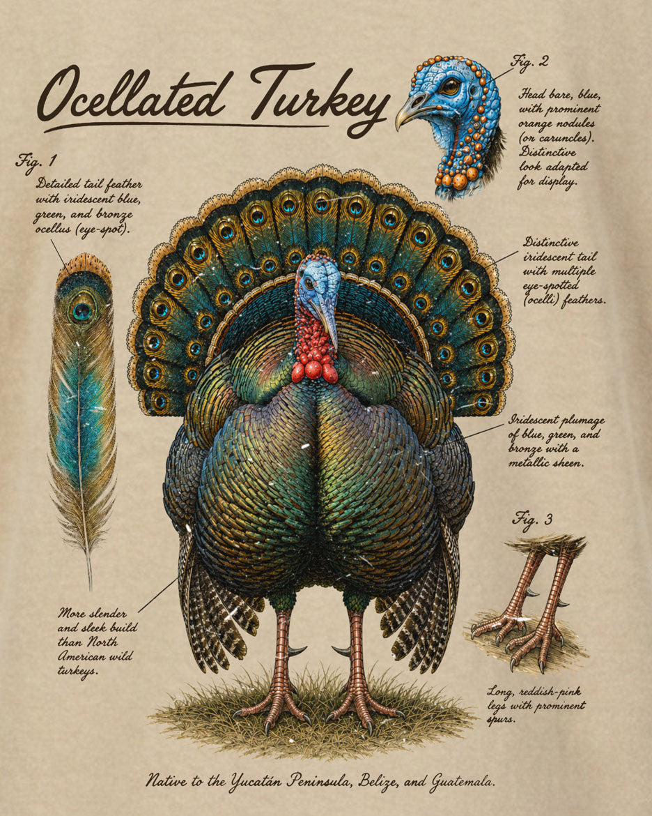 Ocellated Turkey Hunting T-Shirt