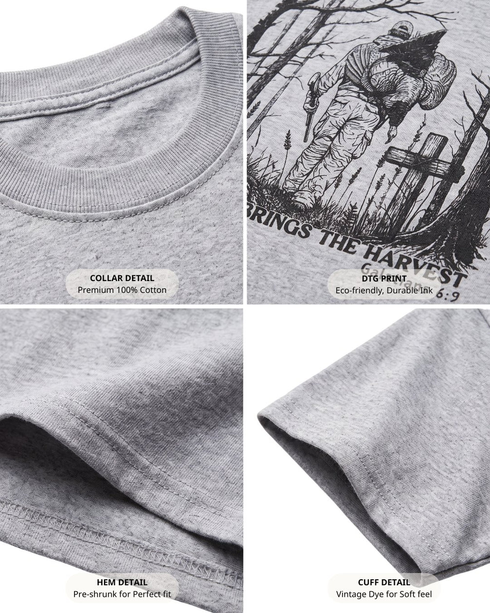 Patience Brings The Harvest T-shirt