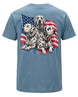 Patriotic Dalmatians Dog T-shirt