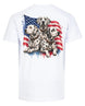 Patriotic Dalmatians Dog T-shirt
