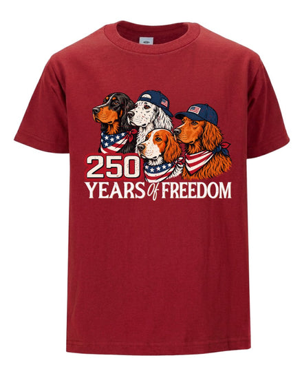 Patriotic Setters 250th Anniversary T-shirt