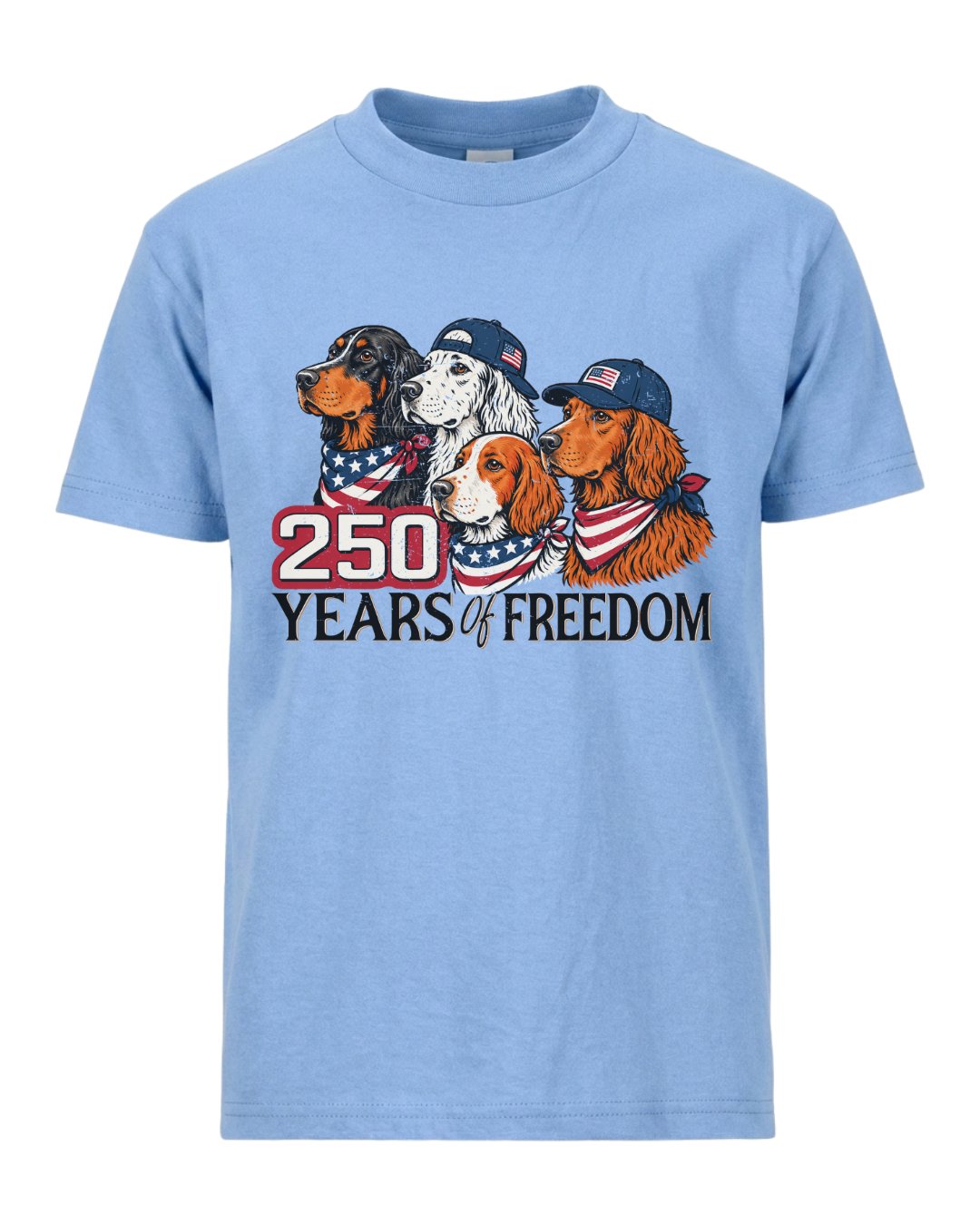 Patriotic Setters 250th Anniversary T-shirt
