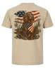 Patriotic Spaniel Hunting Dog T-shirt
