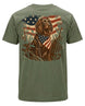 Patriotic Spaniel Hunting Dog T-shirt