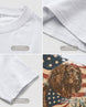 Patriotic Spaniel Hunting Dog T-shirt