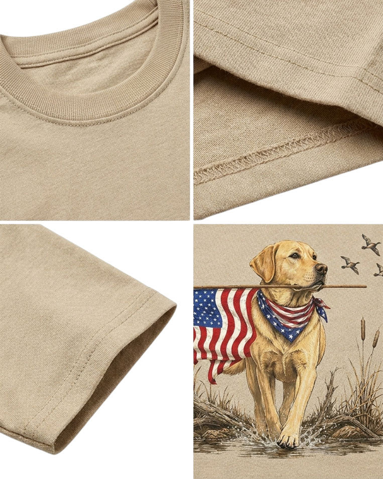 Patriotic Dog Hunting T-shirt