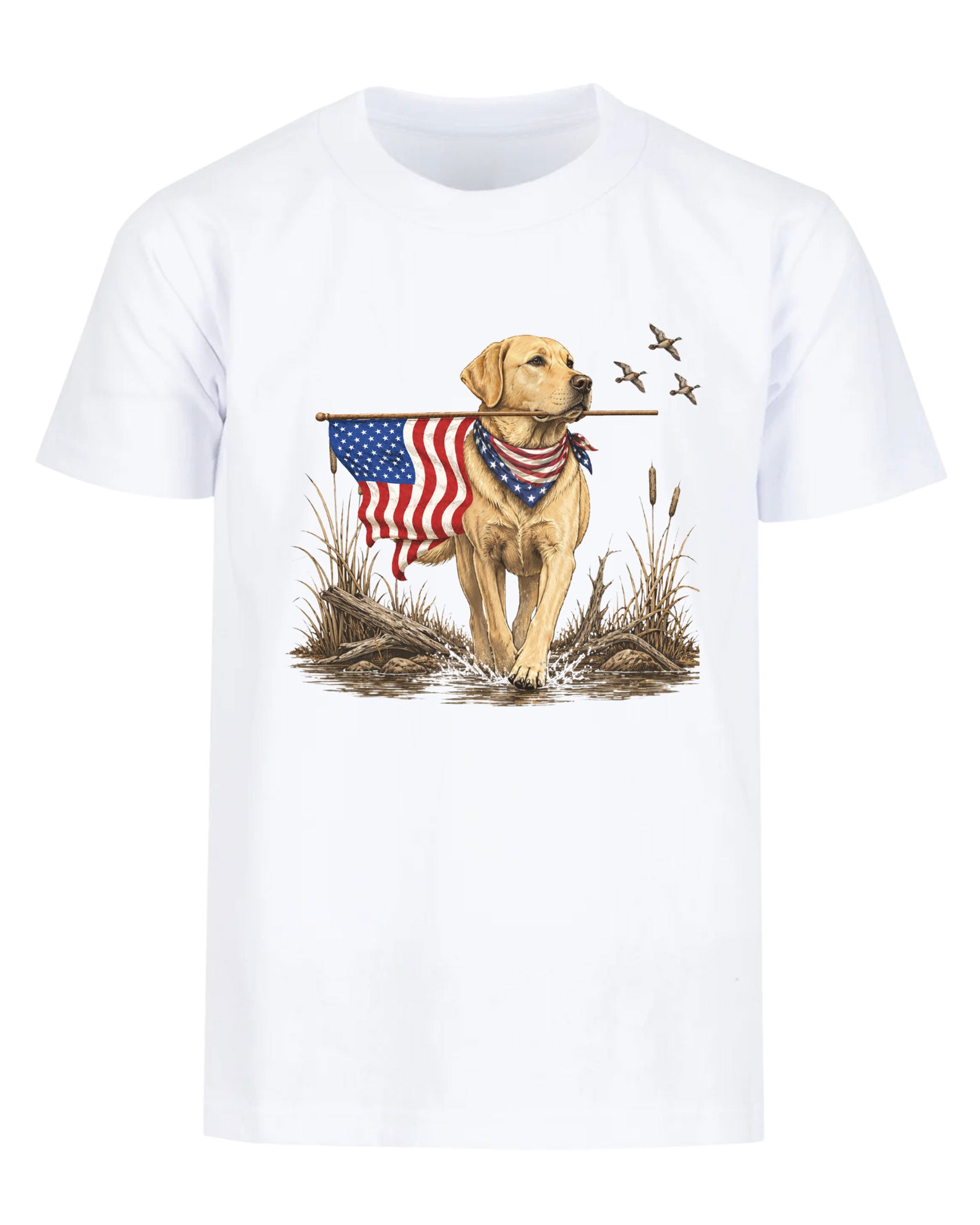 Patriotic Dog Hunting T-shirt