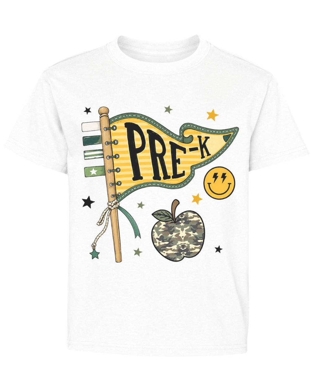 Pennant Flag Fifth Grade Youth Tee