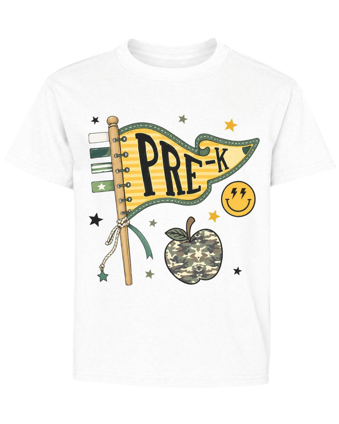 Pennant Flag Fifth Grade Youth Tee