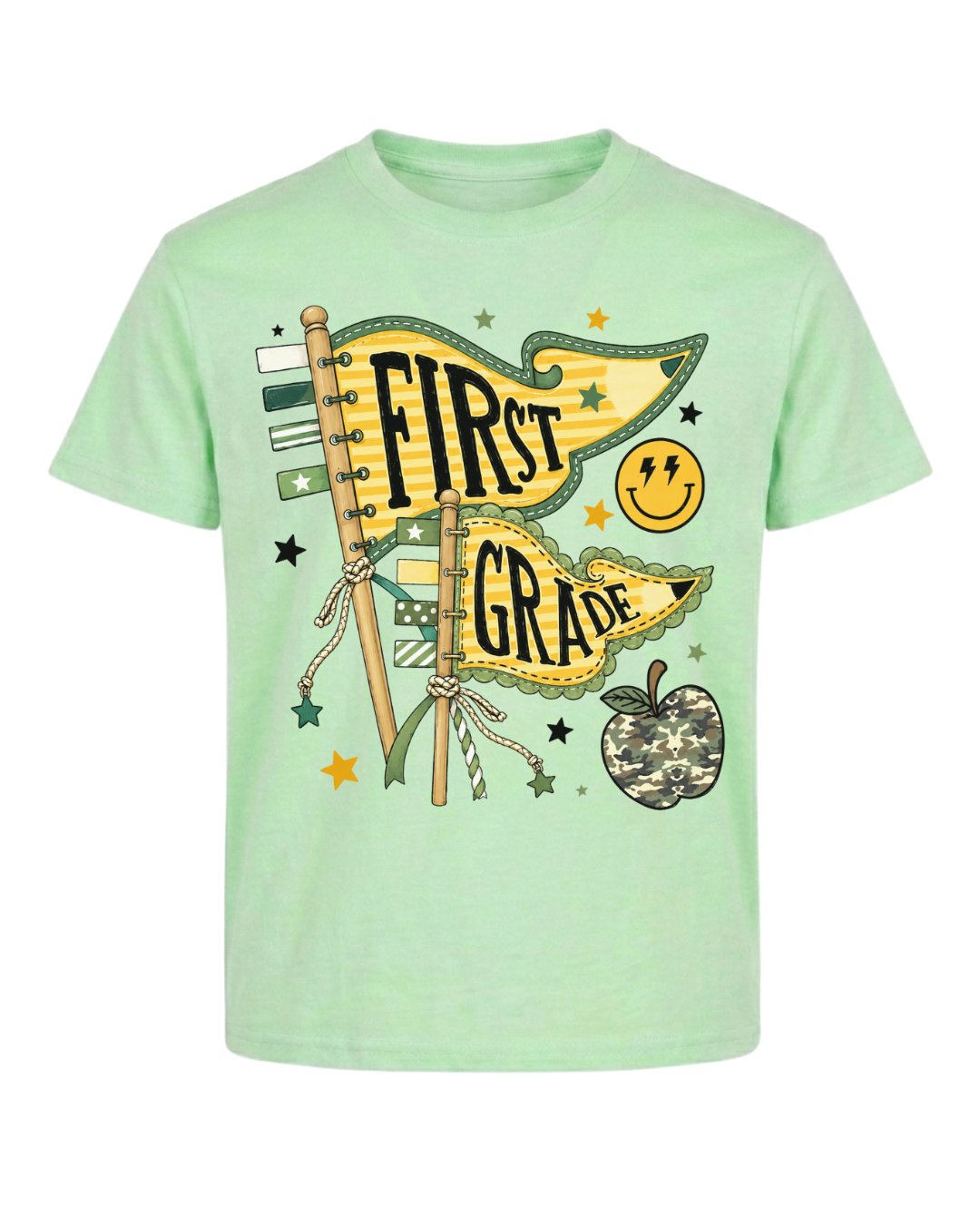 Pennant Flag Fifth Grade Youth Tee