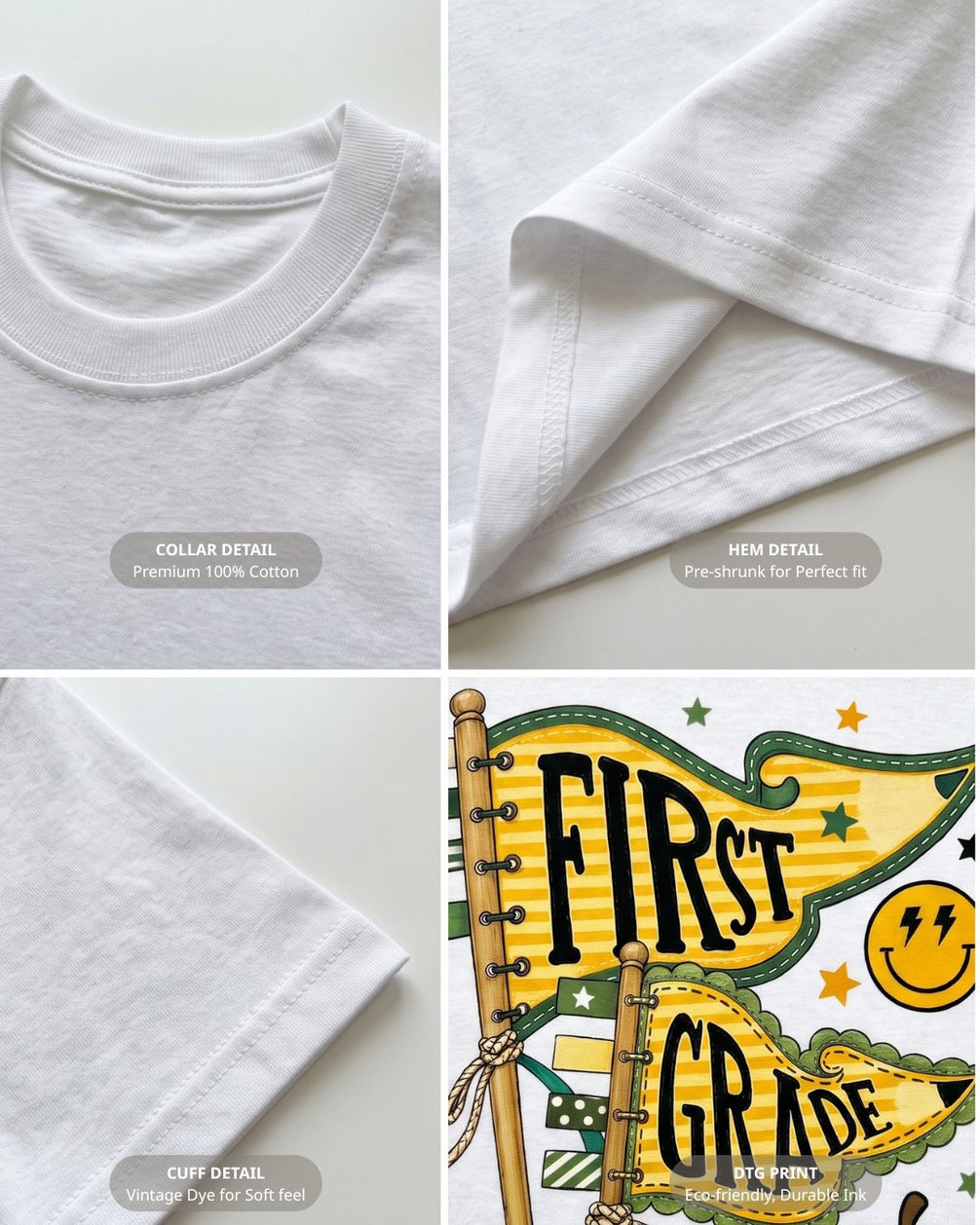 Pennant Flag Fifth Grade Youth Tee