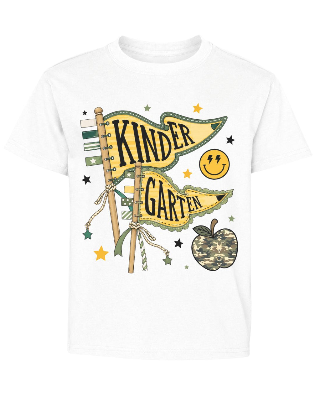 Pennant Flag Fifth Grade Youth Tee