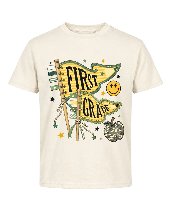 Pennant Flag Fifth Grade Youth Tee