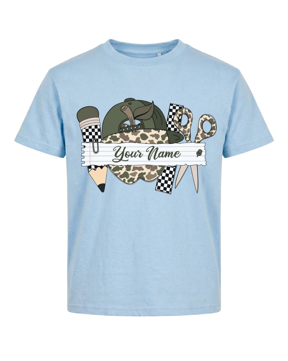 Personalizable Little Hunter Back To School Youth Tee