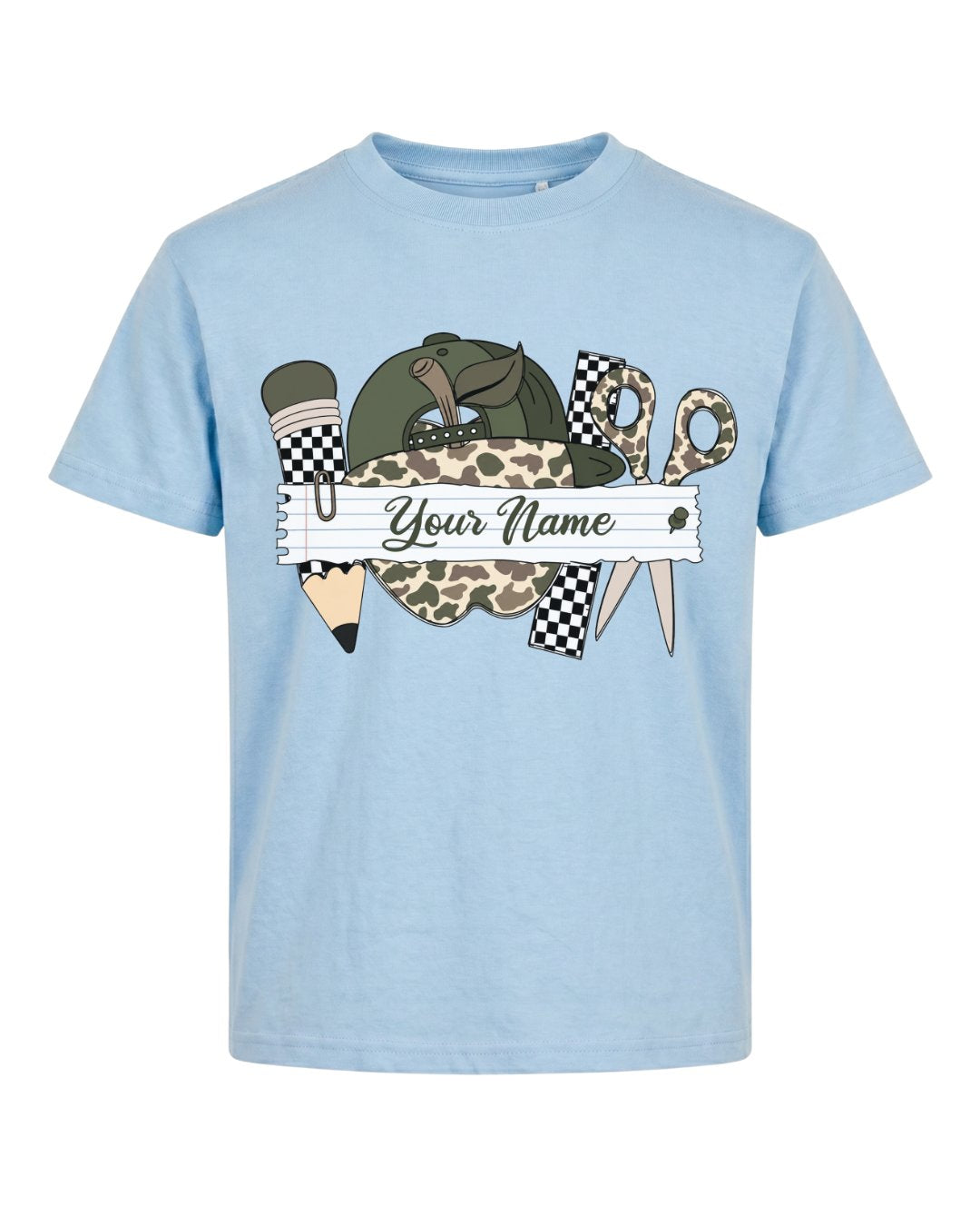 Personalizable Little Hunter Back To School Youth Tee