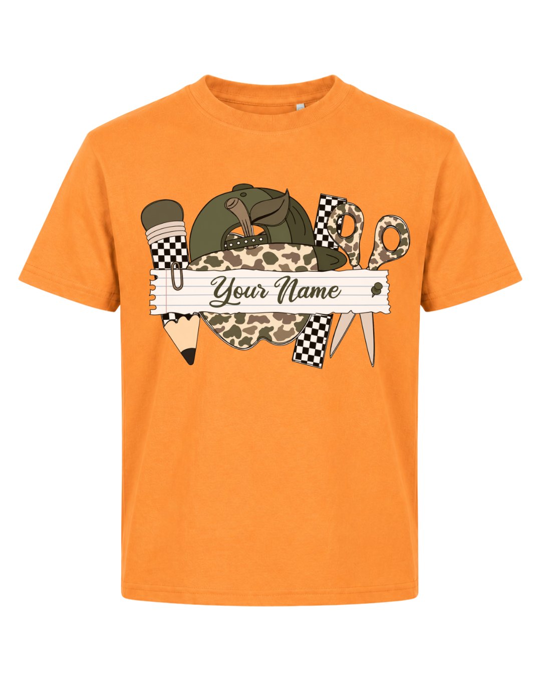 Personalizable Little Hunter Back To School Youth Tee