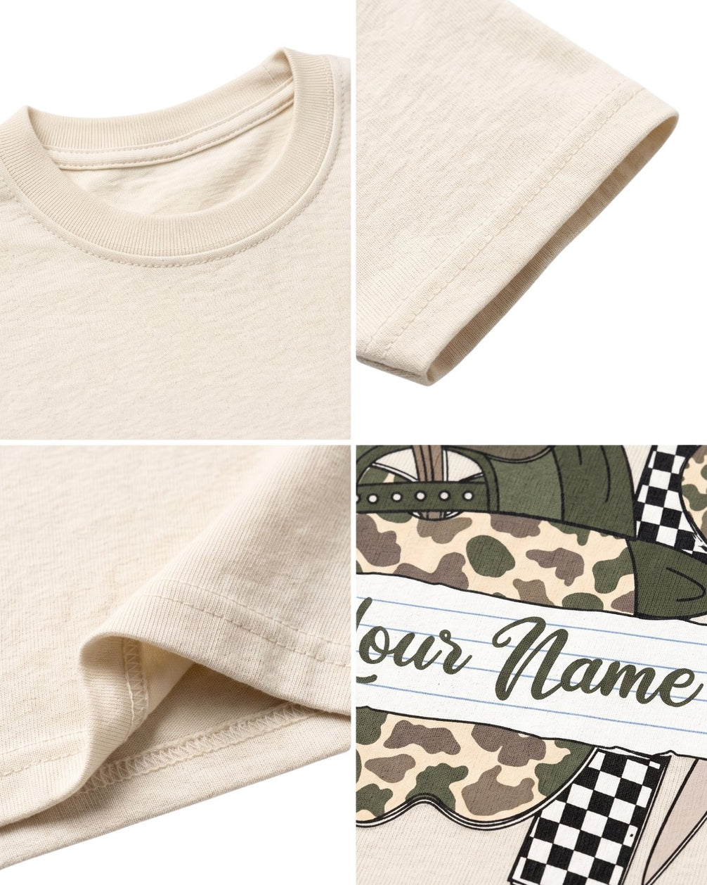 Personalizable Little Hunter Back To School Youth Tee