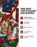 Personalized Christmas Patchwork Quilted Christmas Tree Skirt