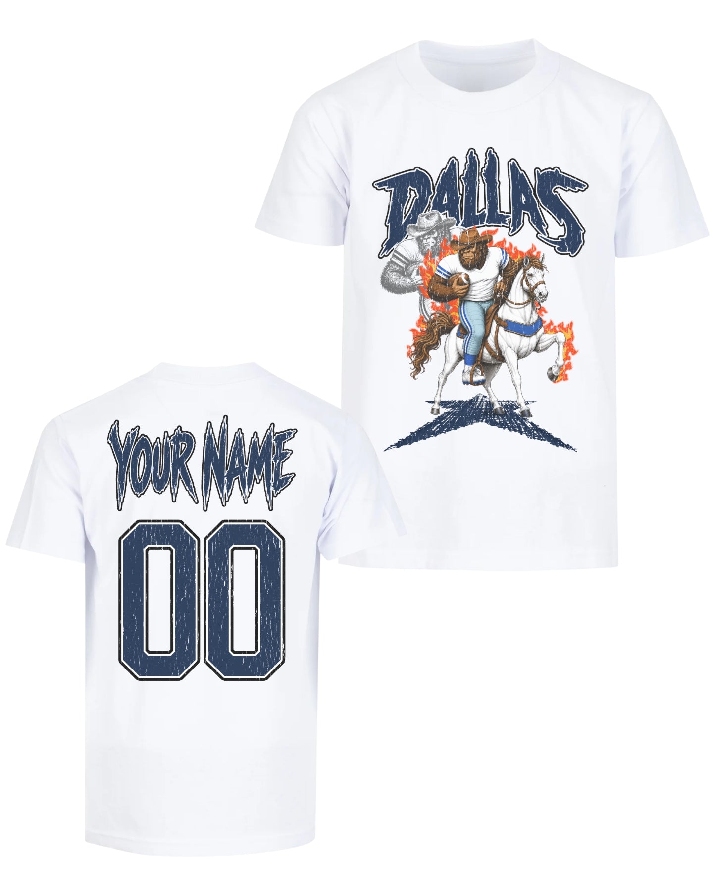 Personalized Dallas Phantom Inferno Football T-shirt