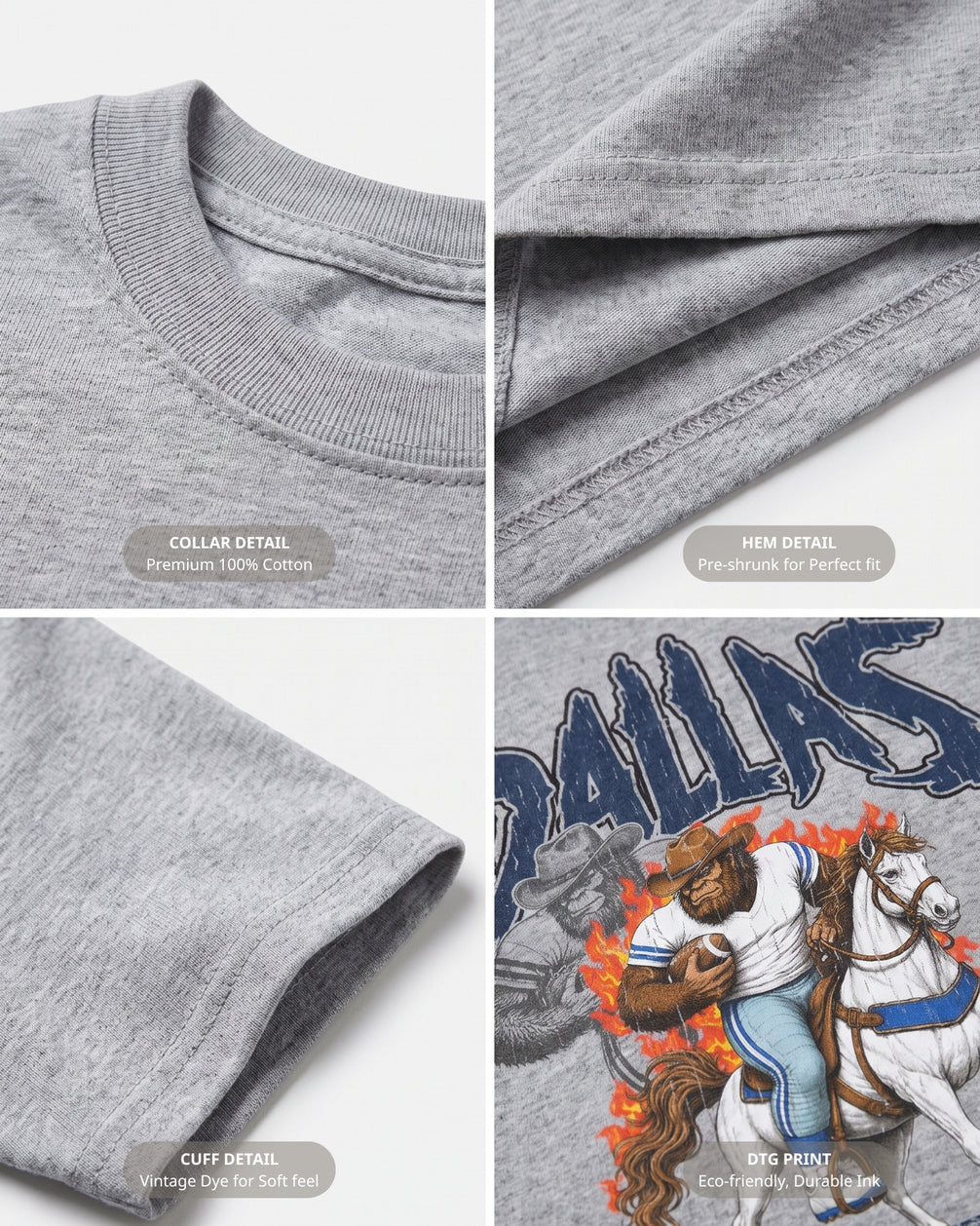 Personalized Dallas Phantom Inferno Football T-shirt