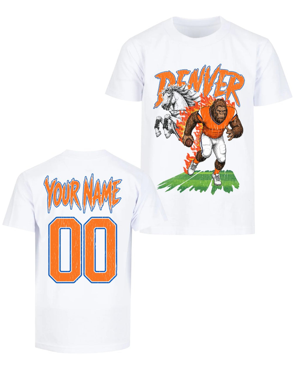 Personalized Denver Phantom Inferno Football T-shirt