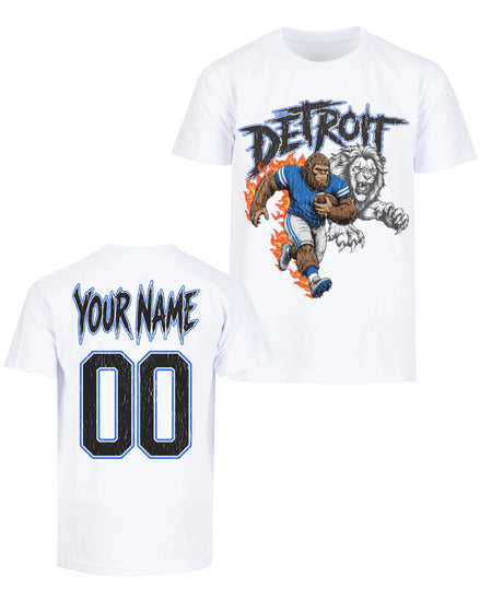 Personalized Detroit Phantom Inferno Football T-shirt
