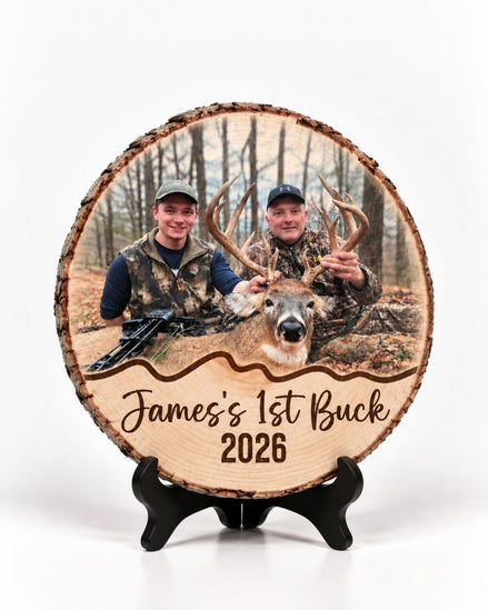 Personalized First Hunting Harvest Wood Plaque