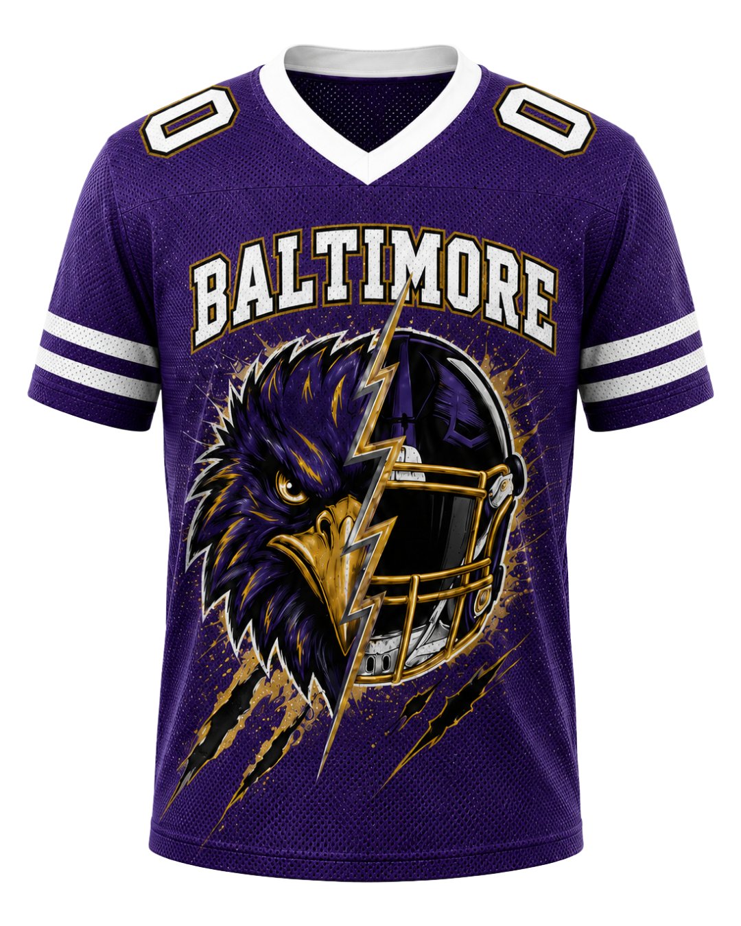 Personalized Name & Number Baltimore Mascot Jersey Football