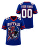 Personalized Name & Number Buffalo Mascot Jersey Football